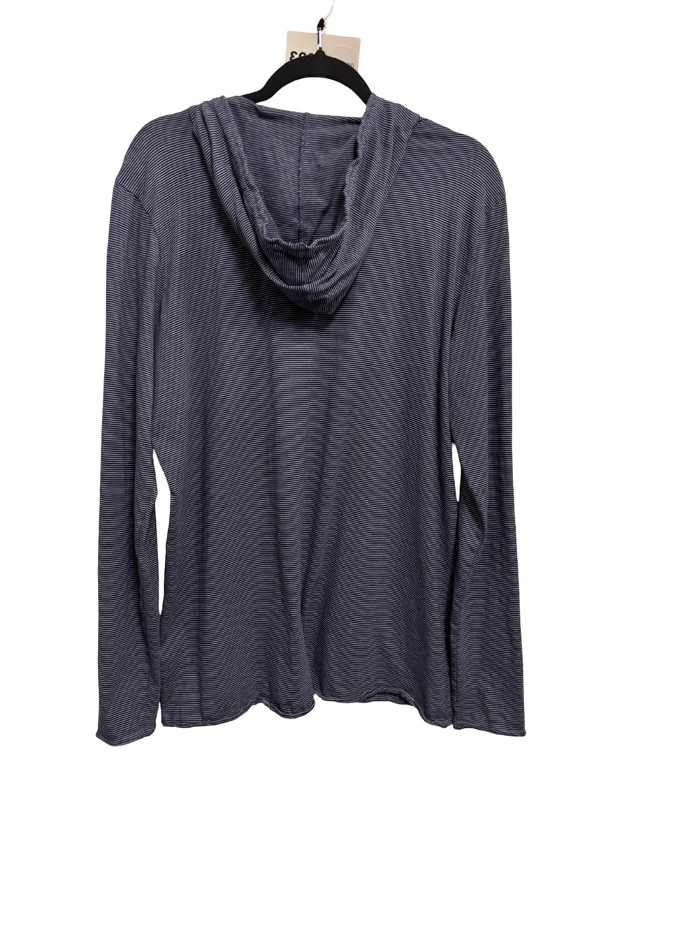 Life Is Good Women's Gray Hooded Long-Sleeve Top with Lavender Peace Logo - Picture 3 of 5
